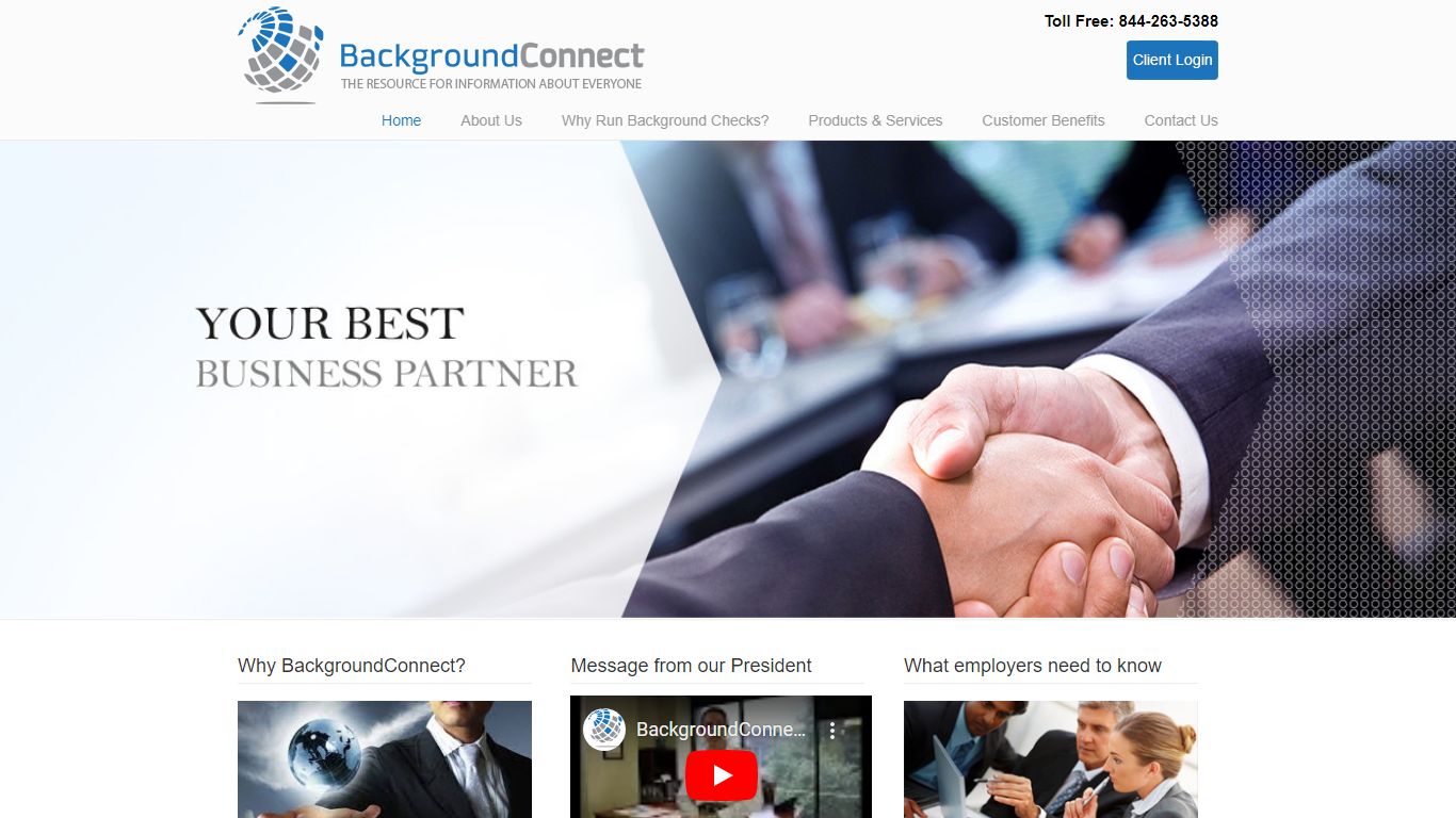 BackgroundConnect The Premier Pre and Post Employee Screening Service